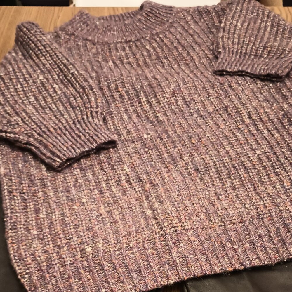 Maurices Size XXL Purple Mock Neck Sweater (EUC)